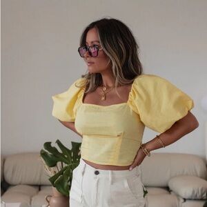 VICI Puff Sleeve Top